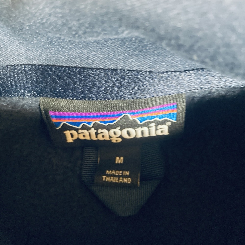 Patagonia Better Sweater 1/4 Zip Blue Mens Size M Pullover Fleece - Picture 3 of 8